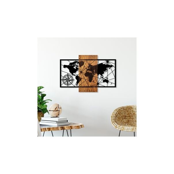 WALLXPERT Zidna dekoracija World Map 3 M - 172865