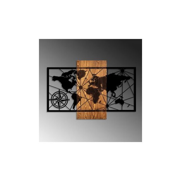 WALLXPERT Zidna dekoracija World Map 3 M - 172865