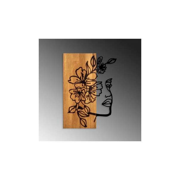 WALLXPERT Zidna dekoracija Woman Floral Face 372 - 172874-1