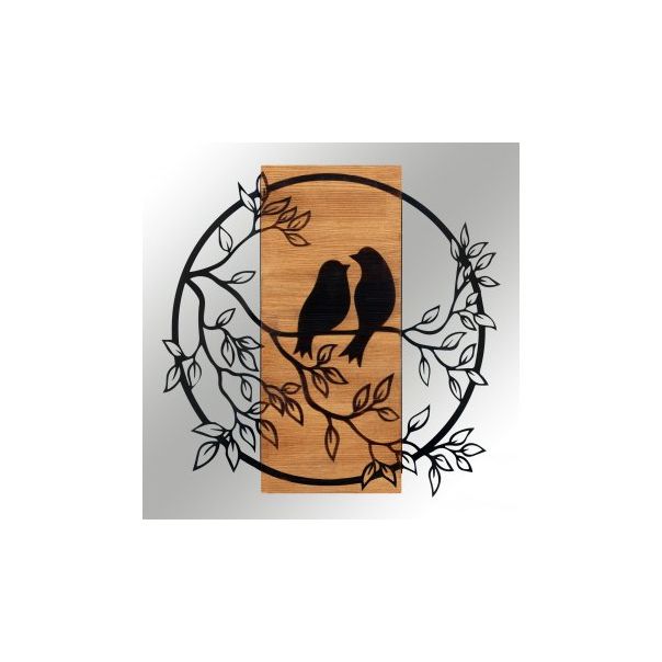WALLXPERT Zidna dekoracija Birds in love - 172886