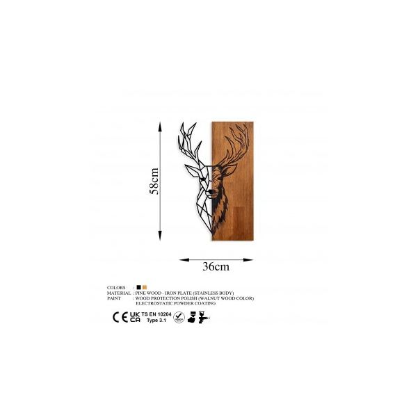 WALLXPERT Zidna dekoracija Red Deer 1 - 172890