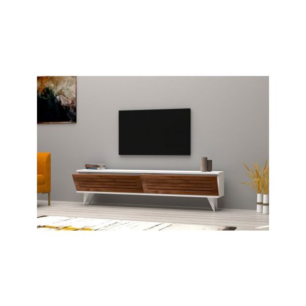 HANAH HOME TV komoda Hill, braon/bela - 172986