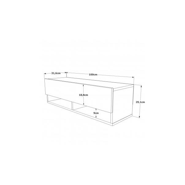 HANAH HOME TV polica FR13 AW - 172991