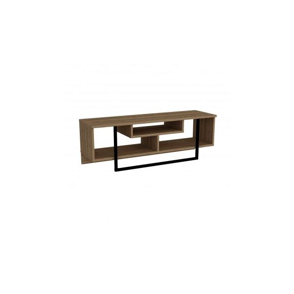 HANAH HOME TV polica Asal 120 Walnut Black - 173055