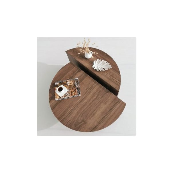 HANAH HOME Set klub stočića Podium, tamnobraon - 173124