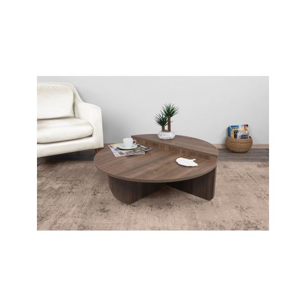 HANAH HOME Set klub stočića Podium, tamnobraon - 173124