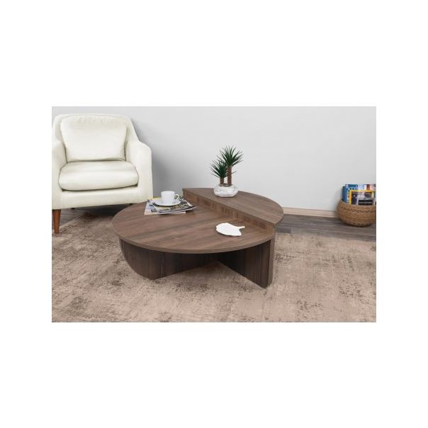 HANAH HOME Set klub stočića Podium, tamnobraon - 173124