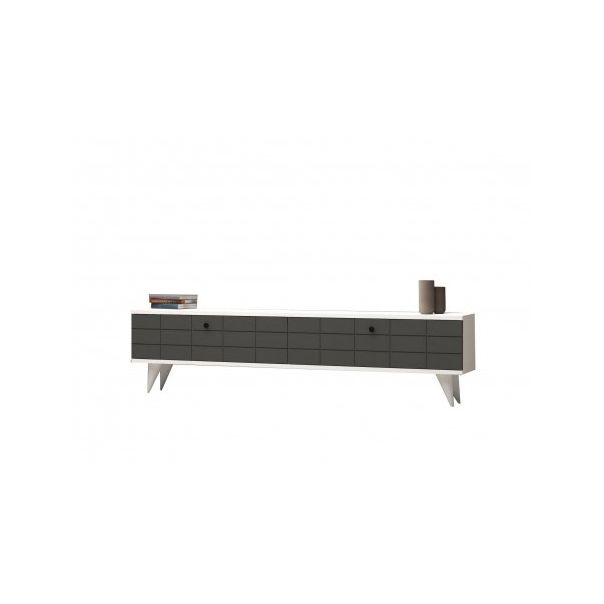HANAH HOME TV polica Alberi Anthracite White - 173141