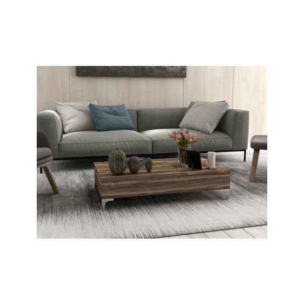 HANAH HOME Sto za dnevnu sobu Esinti Walnut - 173168