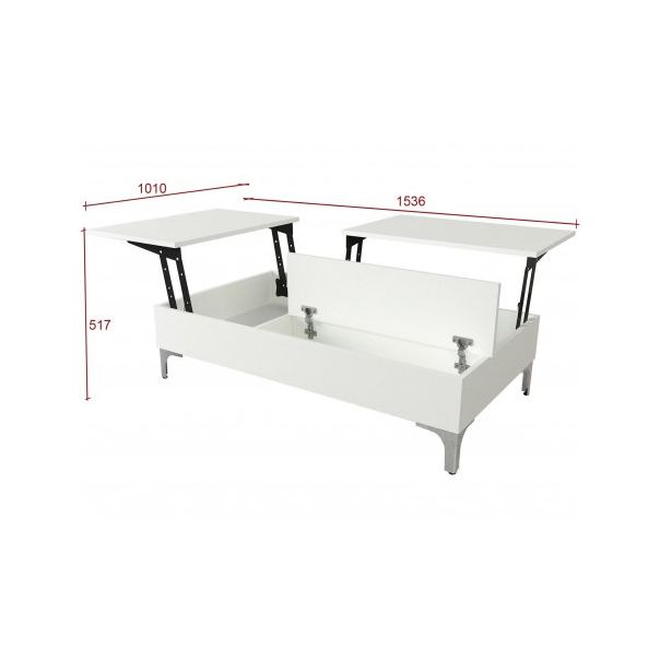 HANAH HOME Sto za dnevnu sobu Esinti White - 173174