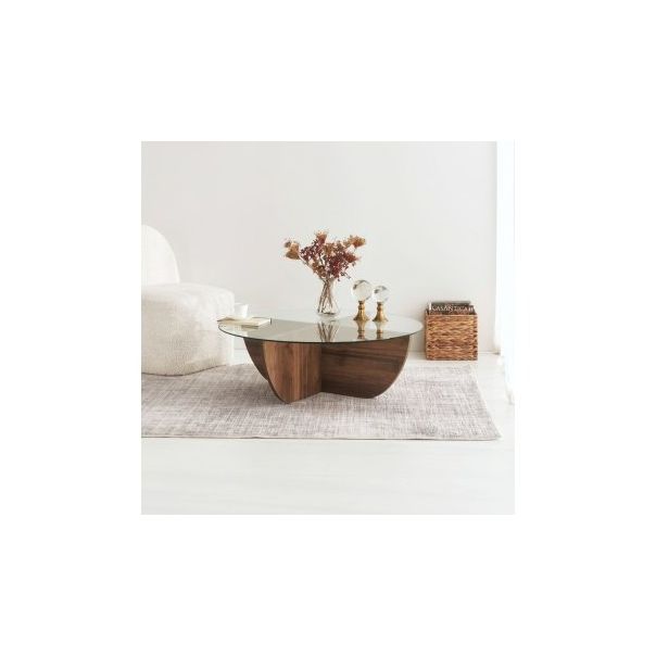 HANAH HOME Sto za dnevnu sobu Lily Walnut - 173178