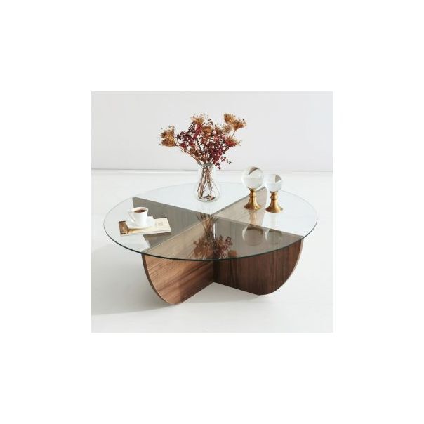 HANAH HOME Sto za dnevnu sobu Lily Walnut - 173178