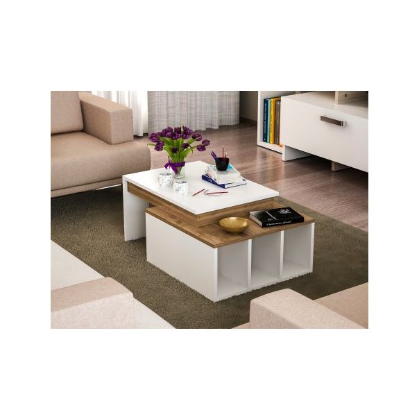 HANAH HOME Sto za dnevnu sobu Kolarado White Wanut - 173182