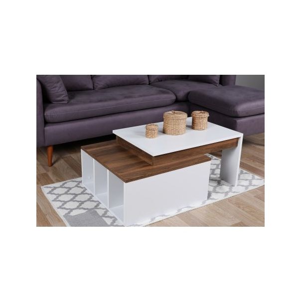 HANAH HOME Sto za dnevnu sobu Kolarado White Wanut - 173182