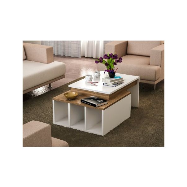 HANAH HOME Sto za dnevnu sobu Kolarado White Wanut - 173182