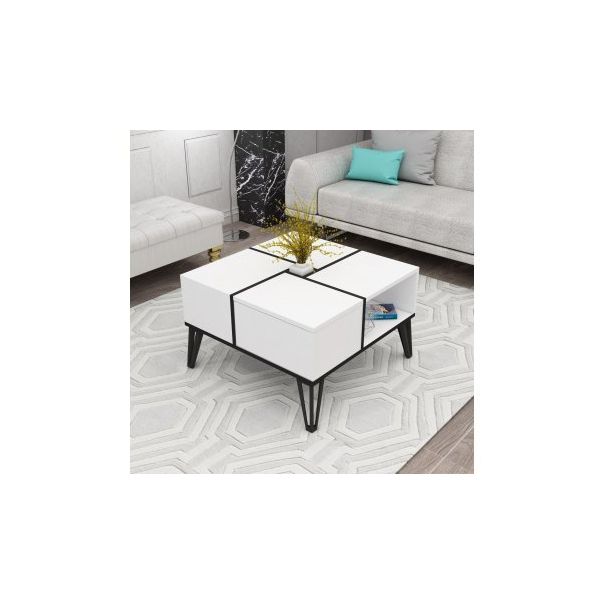 HANAH HOME Sto za dnevnu sobu Nirvana White - 173199