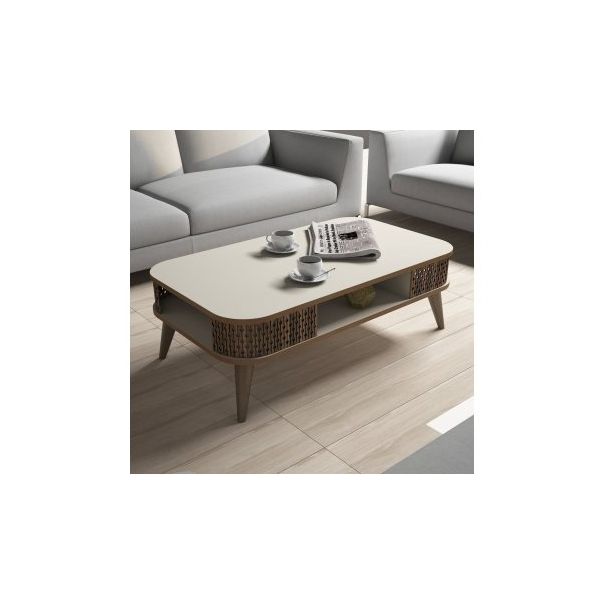 HANAH HOME Klub sto Eylül, krem - 173201