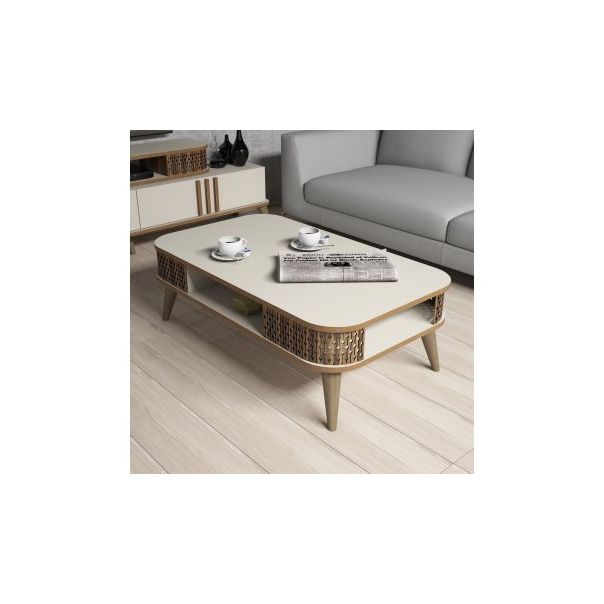 HANAH HOME Klub sto Eylül, krem - 173201