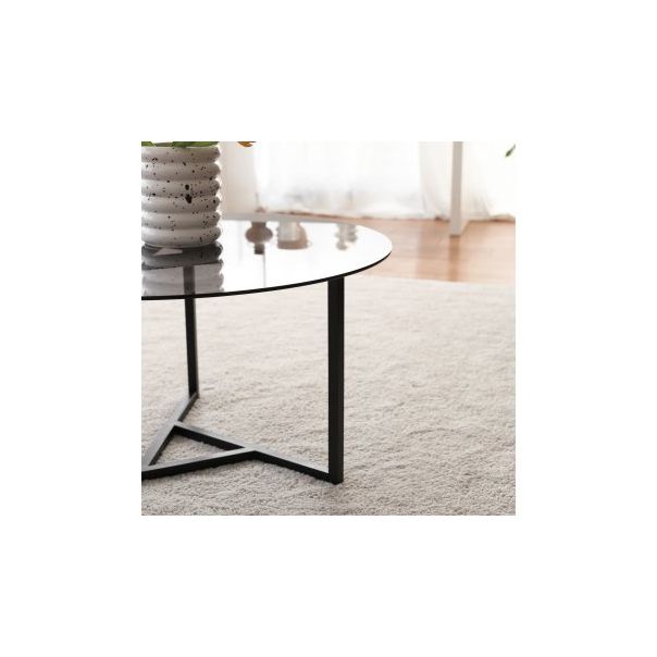 HANAH HOME Klub sto Trio sehpa S402F, crna - 173206