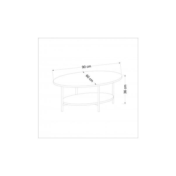 HANAH HOME Sto za dnevnu sobu Elis - 173236