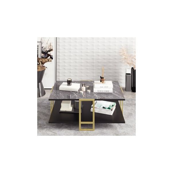 HANAH HOME Sto za dnevnu sobu Polka Black - 173240