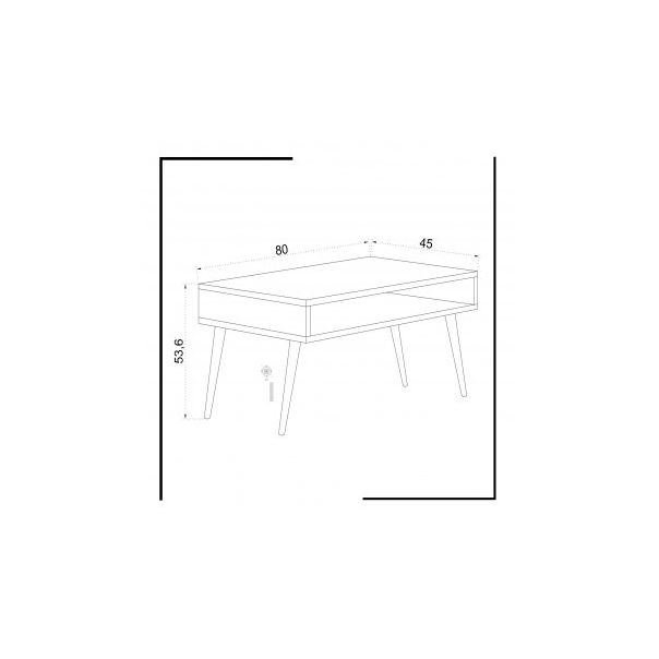 HANAH HOME Sto za dnevnu sobu Via - 173241