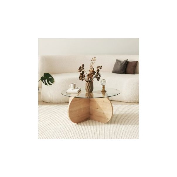 HANAH HOME Sto za dnevnu sobu Bubble Sapphire Oak - 173282