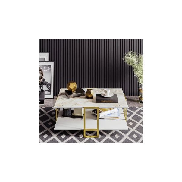 HANAH HOME Sto za dnevnu sobu Polka White - 173283