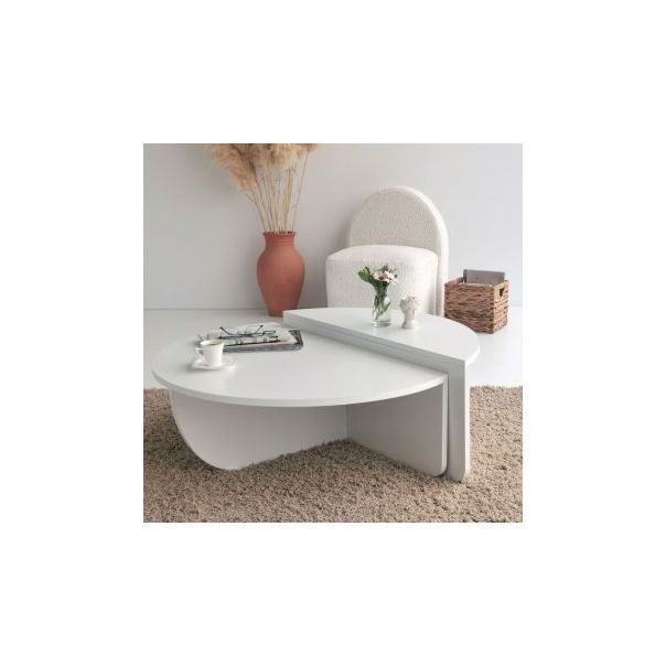 HANAH HOME Sto za dnevnu sobu Podium White - 173299