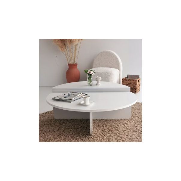HANAH HOME Sto za dnevnu sobu Podium White - 173299