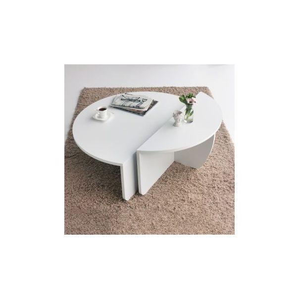 HANAH HOME Sto za dnevnu sobu Podium White - 173299