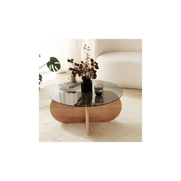 HANAH HOME Sto za dnevnu sobu Bubble Sapphire Oak Fume - 173307