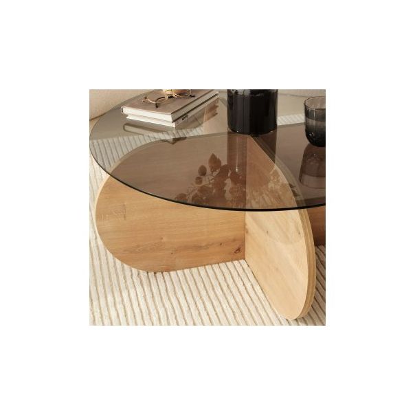 HANAH HOME Sto za dnevnu sobu Bubble Sapphire Oak Fume - 173307