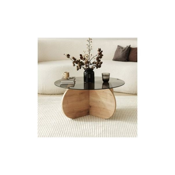 HANAH HOME Sto za dnevnu sobu Bubble Sapphire Oak Fume - 173307