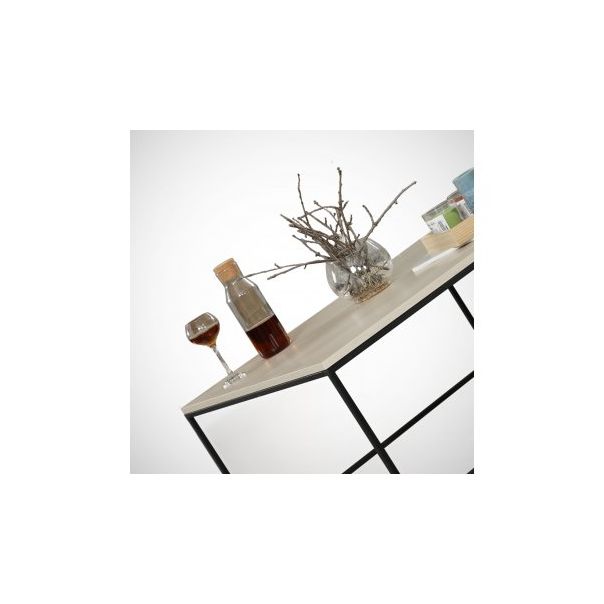 HANAH HOME Sto za dnevnu sobu Poly Oak - 173313