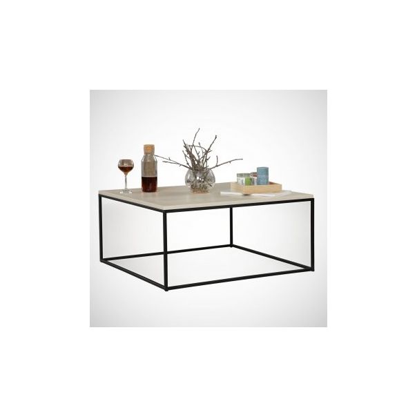 HANAH HOME Sto za dnevnu sobu Poly Oak - 173313