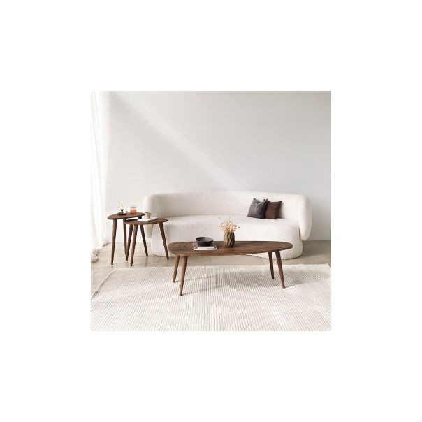 HANAH HOME Sto za dnevnu sobu Sweet Walnut - 173376