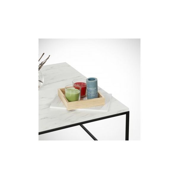 HANAH HOME Sto za dnevnu sobu Poly Marmo - 173397