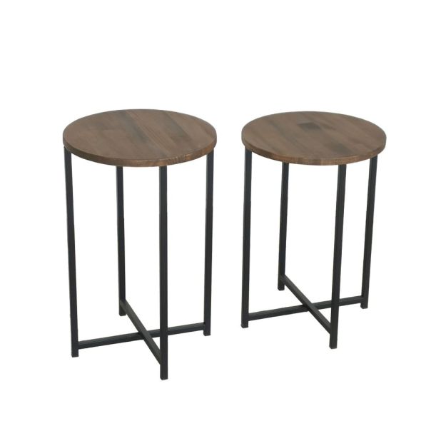 HANAH HOME Set klub stolova Neta, braon/crna - 173415