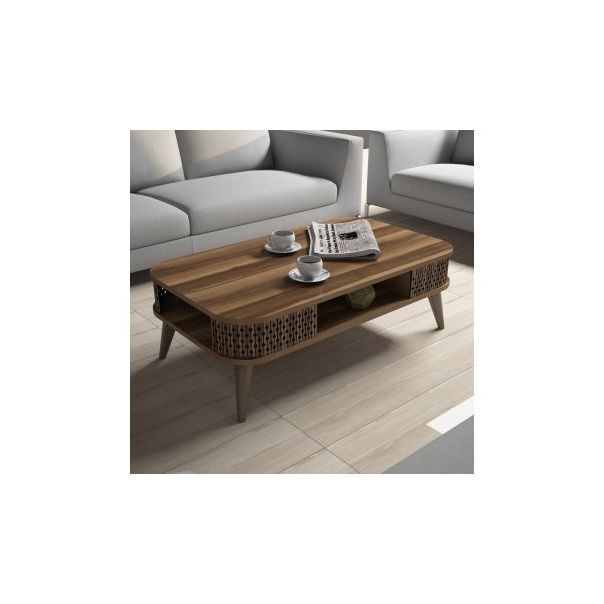 HANAH HOME Sto za dnevnu sobu Eylul Walnut - 173416
