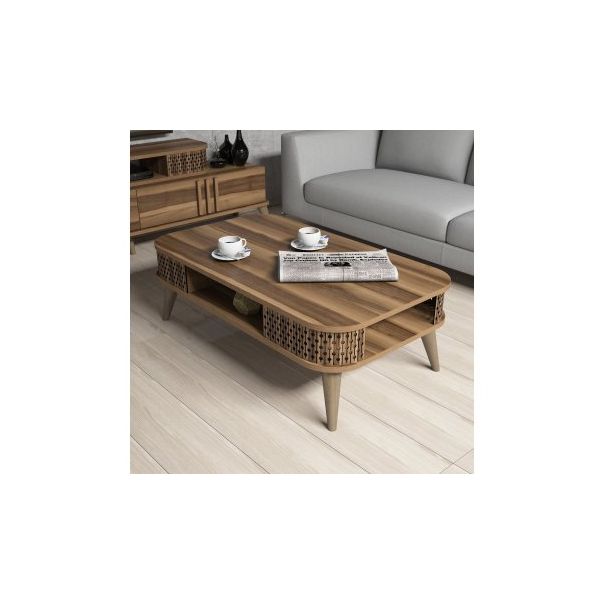 HANAH HOME Sto za dnevnu sobu Eylul Walnut - 173416