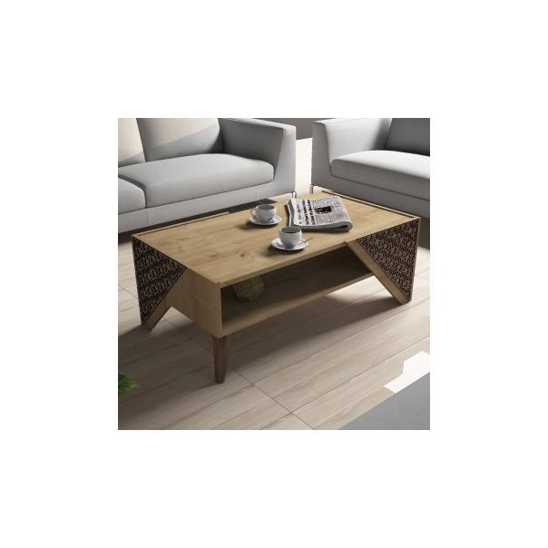 HANAH HOME Klub sto Beril, svetlobraon - 173417