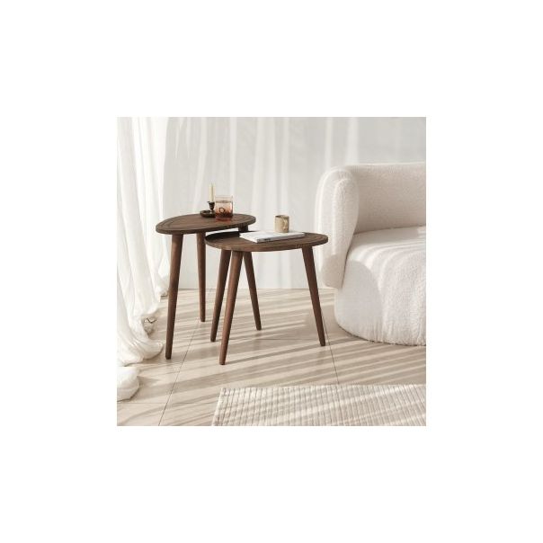 HANAH HOME Set klub stolova Sweet set, braon - 173554