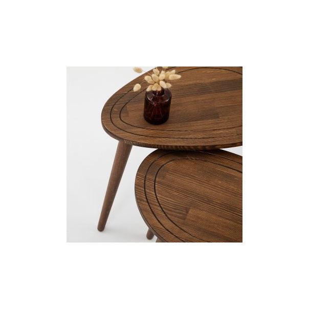 HANAH HOME Set klub stolova Sweet set, braon - 173554