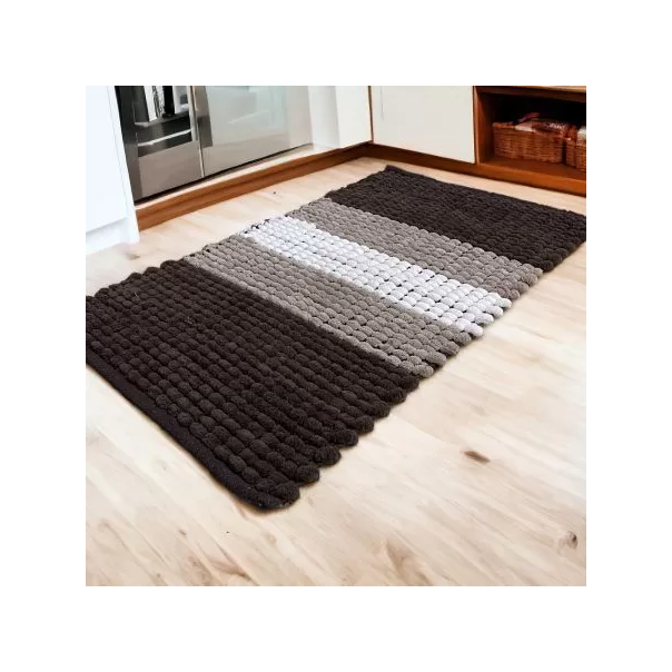 VIKTORIJA Prostirka Pletenica 50x80cm brown - VLK000193-brown