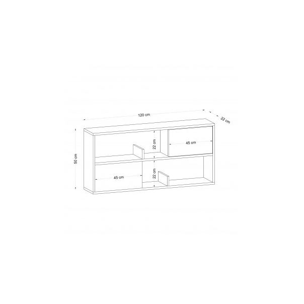 HANAH HOME Komoda Forkis DEC0028 - 173965