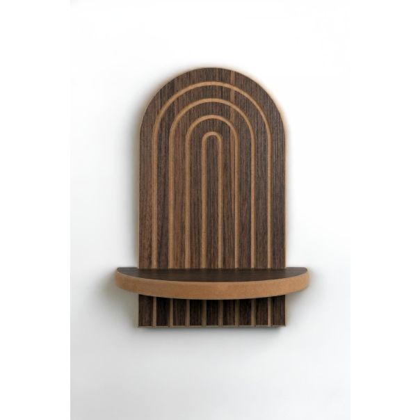 HANAH HOME Zidna polica Artmtkwll1, braon - EP3056595
