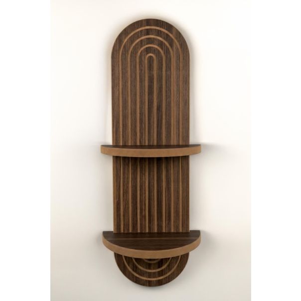 HANAH HOME Zidna polica Artmtkwll2, braon - EP3056604