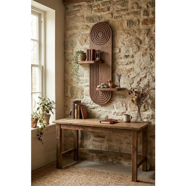 HANAH HOME Zidna polica Artmtkwll3, braon - EP3056631