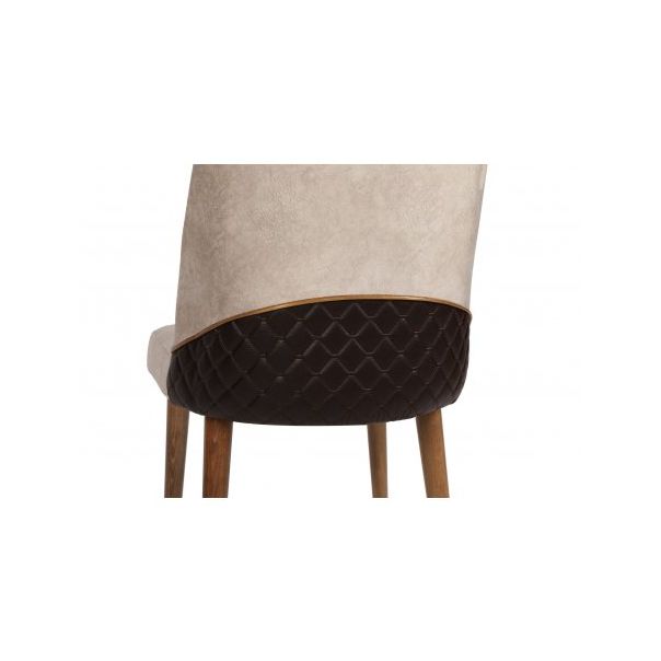 HANAH HOME Set trpezarijskih stolica 4/1 Nova 071, krem/braon - 174057